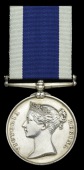 Royal Navy L.S. & G.C., V.R., narrow suspension, engraved naming (Frans. Cheshire Gunr. 3rd Co. R.M.A) nearly...