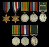 Five: Corporal P. S. L. Mackenzie, Oxfordshire and Buckinghamshire Light Infantry
1939-45 Star; France and Germany...