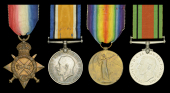 Four: Private E. Search, Oxfordshire and Buckinghamshire Light Infantry, later Hampshire Regiment

1914-15 Star...