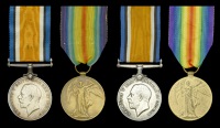 Pair: Private W. Gunn, Oxfordshire and Buckinghamshire Light Infantry
British War and Victory Medals (1746. Pte. W....