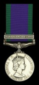 General Service 1962-2007, 1 clasp, Northern Ireland (F1034810 Pte J E Dornan R Irish (HS)) polished, extremely fine...