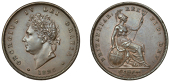 George IV (1820-1830), Penny, 1826, rev. C (BMC 1427; S 3823). Extremely fine, attractive light patina	 £150-£200
