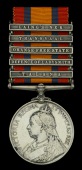 Queen’s South Africa 1899-1902, 5 clasps, Talana, Defence of Ladysmith, Orange Free State, Transvaal, Laing’s...