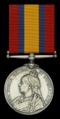Queen’s Mediterranean 1899-1902 (6471 Pte. J. Edwards. Rl: W. Kent. Regt.) very fine 	 £240-£280