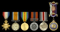 Five: Air Mechanic Second Class C. West, Royal Naval Air Service, late Royal Naval Volunteer Reserve, later Chief...