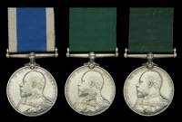 Royal Navy L.S. & G.C., E.VII.R. (112460 Henry Martin, Dom. 1Cl, H.M.S. Victory.); Royal Naval Reserve L.S. & G.C.,...