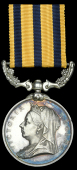 British South Africa Company Medal 1890-97, reverse Mashonaland 1897, no clasp, unnamed, minor edge nicks, otherwise...