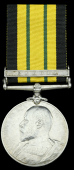 Africa General Service 1902-56, 1 clasp, Gambia (44 Serjt: Isaac. 2nd C.A.R.) suspension claw slightly loose, minor...
