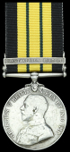 Africa General Service 1902-56, 1 copy clasp, East Africa 1913-14 (210 Pte. Msosa. ‘B’ Co. 1/K.A.R.) scratches...