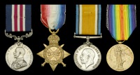 A Great War ‘Western Front’ M.M. pair awarded to Sergeant R. J. Edmonds, 21st (Eastern Ontario) Battalion,...
