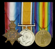 Three: Private D. Urquhart, Scots Guards, who was taken Prisoner of War

1914 Star (6918 Pte. D. Urquhart. S....