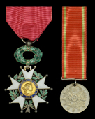 France, Third Republic, Legion of Honour, Chevalier’s breast badge, silver, gilt and enamel, good very...