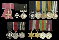 An unattributed O.B.E., Order of St. John group of three
The Most Excellent Order of the British Empire, O.B.E....