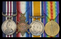 A Great War ‘Western Front’ M.M. group of four awarded to Corporal E. H. Jones, Royal Welsh...