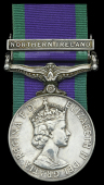 General Service 1962-2007, 1 clasp, Northern Ireland (25088746 Pte B D Moore LI) mounted as worn, nearly extremely...