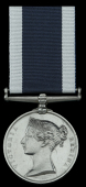 Royal Navy L.S. & G.C., V.R., narrow suspension, impressed naming (Richd. Ford, Writer 1st Cl. H.M.S. Agamemnon.)...