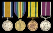 Four: Private R. Thornett, Oxfordshire and Buckinghamshire Light Infantry, who was Mentioned in Despatches and...