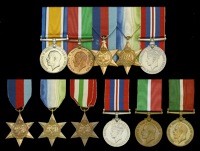 Five: Master C. A. James, Mercantile Marine
British War and Mercantile Marine War Medals (Charles A. James) BWM...