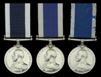 Royal Navy L.S. & G.C., G.V.R., 2nd issue, fixed suspension (3), (M,5605 H. T. Hyslop. E.R.A. 1, H.M.S. Berwick.;...