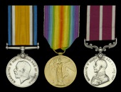 Three: Acting Sergeant F. Bromley, Oxfordshire and Buckinghamshire Light Infantry, who was awarded the Meritorious...