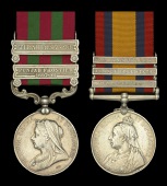 Pair: Private J. H. Cross, Oxfordshire Light Infantry, who was taken Prisoner of War at Zoutpan on 12 August...