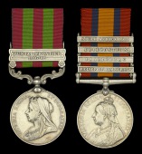 Pair: Private W. J. Sherman, Oxfordshire Light Infantry, who died of disease at Kroonstad on 30 March 1901

India...