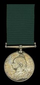 Volunteer Force Long Service Medal, V.R. (253 Sjt: H. Webb. 2/V.B. Oxford L.I.) impressed naming, extremely...