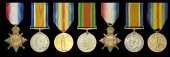 Four: Private S. Tanner, Oxfordshire and Buckinghamshire Light Infantry, later Royal Munster Fusiliers
1914-15 Star...