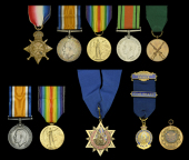 Four: Private F. Trinder, Oxfordshire and Buckinghamshire Light Infantry
1914-15 Star (18293 Pte. F. Trinder, Oxf....