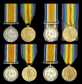 Pair: Private O. H. Dring, Oxfordshire and Buckinghamshire Light Infantry, who was later commissioned Second...