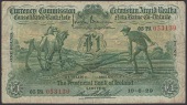 Currency Commission, Provincial Bank, £1, 10 June 1929, serial number 05PA 053130, Brennan and Robertson...