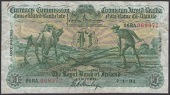 Currency Commission, Royal Bank of Ireland, £1, 7 January 1931, serial number 06RA 068372, Brennan and Stanley...