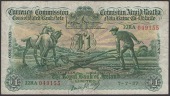 Currency Commission, Royal Bank of Ireland, £1, 7 July 1937, serial number 22RA 049155, Brennan and Mack...