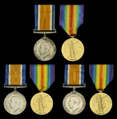 Pair: Private F. Dawes, Oxfordshire and Buckinghamshire Light Infantry
British War and Victory Medals (23216 Pte....
