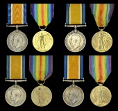 Pair: Private W. G. Ashby, Oxfordshire and Buckinghamshire Light Infantry, who was killed in action during the...