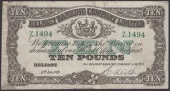 Belfast Banking Company Limited, £10, 9 January 1929, serial number Z.1494, manuscript Keith signature, good fine...
