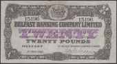 Belfast Banking Company Limited, £20, 3 February 1943, serial number E5196, manuscript McFadden signature, original...