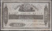 Ulster Banking Company, forged £1, Armagh, 6 October 1846, serial number B5556, one manuscript signature, about...