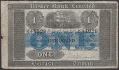 Ulster Bank Limited, £1, 1 June 1915, serial number U/U 44028, Russell signature, original good fine, a very...