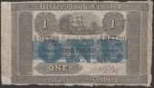 Ulster Bank Limited, £1, 1 March 1918, serial number X/X 94720, Patton signature, about fine, but with original...