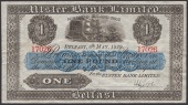 Ulster Bank Limited, £1, 6 May 1929, serial number 17026, manuscript Gore signature, strong and original paper, the...