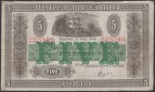 Ulster Bank Limited, £5, 1 January 1934, serial number 228346, manuscript Gore signature, original good fine
PMI...
