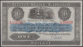 Ulster Bank Limited, £1, 1 January 1940, serial number A164652, manuscript Lockheed signature, central fold and...