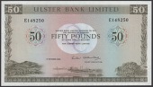 Ulster Bank Limited, £50, 1 October 1982, serial number E148250, Chambers signature, original paper and lovely...