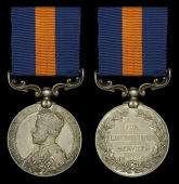 An extremely rare ‘East Africa 1917’ I.D.S.M. awarded to Tindal of Lascars Sheik Waz-ud-Din Naqua, Royal Indian...