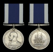 Royal Navy L.S. & G.C., G.V.R., 1st issue (171639. E. R. Petty, P.O., H.M.A.S. Australia.) light contact marks,...