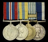Four: Chief Engine Room Artificer T. Quaine, Royal Navy 

War Medal 1939-45; Korea 1950-53 (P/MX.708082 T. Quaine....