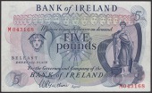 Bank of Ireland, £5, 1967, serial number M043168, Guthrie signature, good very fine
PMI BA 105, Pick 57a	 £100-£150