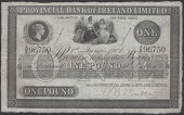 Provincial Bank of Ireland Ltd, £1, 1 June 1901, serial number A/2 96750, manuscript signature, very minor...