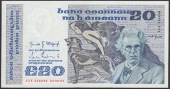 Central Bank of Ireland, £20, 26 August 1985, serial number JJE 536648, Murray and O’Cafaigh signatures, good...